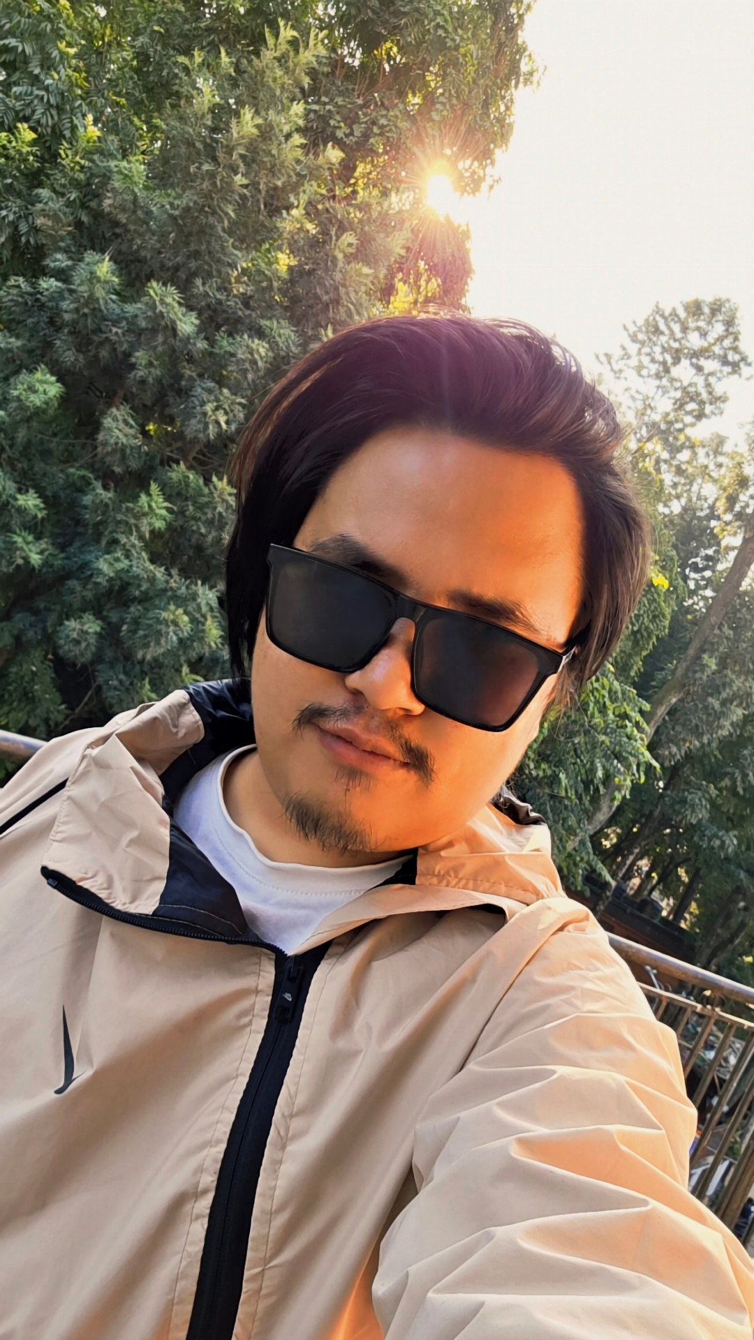 Sandeep Lama in cinematic warm light